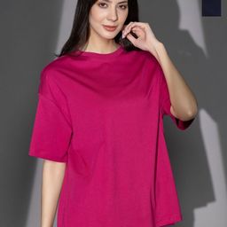 TITTLI Pack Of 2 Drop-Shoulder Sleeves Cotton Oversized T-shirt-image-62