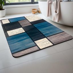IVAZA Beige 1850 GSM Silicone Bath Rugs-image-78