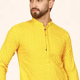 Anouk Men Viscose Rayon Straight Kurtas-picture-43