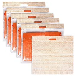 Kuber Industries Brown Set of 6 Regular Multi-Utility Organisers-15