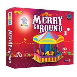 Jumboo 3D DIY Art and Craft Set For Kids-Merry Go Round image 2