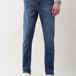 Arrow New York Men Slim Fit Mid-Rise Clean Look Light Fade Non Stretchable Jeans-image-2