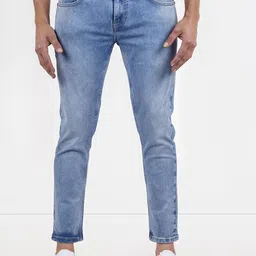 Celio Men Cotton Jean Super Skinny Fit Heavy Fade Stretchable Jeans-image-4