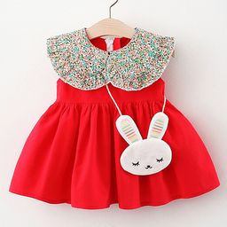 LULU & SKY Floral Fit & Flare Mini Dress-51