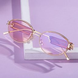 HASHTAG EYEWEAR Unisex UV Protected Lens Full Rim Oval Sunglasses-image-96