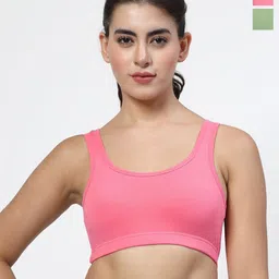 LILY Pack Of 2 Women Solid Bra Full Coverage-21