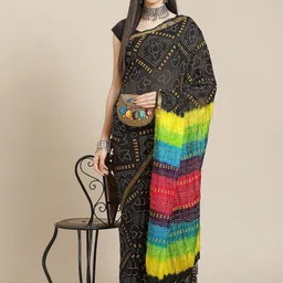 Anouk Bandhani Zari Art Silk Bandhani Saree-image-49