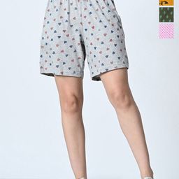 BAESD Women Printed High-Rise Shorts-picture-32