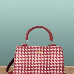 LIKE STYLE Printed PU Handheld Bag-56