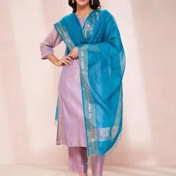 Fabindia Printed Cotton Silk Dupatta-picture-54