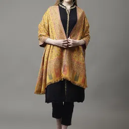 WEAVERS VILLA Women Floral Printed Shawl-28