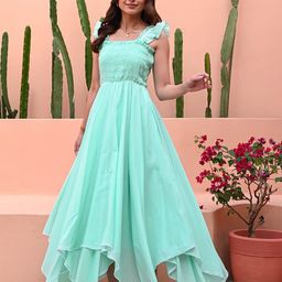 Bunaai Women Island Highlow Cotton Dress-image-92