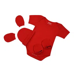 Arvesa Infants 4Pcs Pure Cotton Baby Apparel Gift Set-image-82