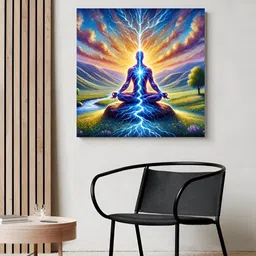 999Store Blue & Green 1 Piece Wood Other Wall Paintings-image-31