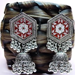 VATSALYA creation Silver-Plated Alloy Earrings-image-78