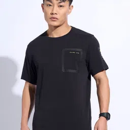 Ajile by Pantaloons Men Graphic Printed Round Neck Cotton T-shirt-image-81