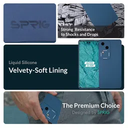 SPRIG Solid Printed Back Case Mobile Accessories image 2