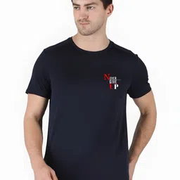 SZN Men Typography Printed Round Neck T-shirt-image-93