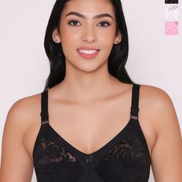 INKURV Women Pack of 3 Self Design Medium Coverage Bra-picture-45