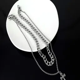 AQUASTREET Silver-Plated Quirky Pendants with Chains-image-36