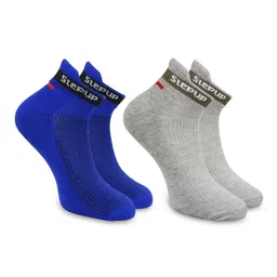 BAESD Men Pack Of 2 Patterned Ankle-Length Socks-picture-18