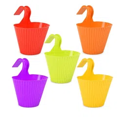 Hook Railing Planter Hanging Pots for Plant-40