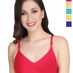 Liigne Pack Of 5 Full Coverage Lightly Padded Seamless Bra-picture-10