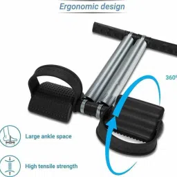 khargadham Tummy Trimmer with AB Roller & Push Up Bars Stand for Home Gym Workout Combo Kit Ab Exerciser image 4