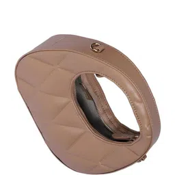 MINI WESST Women Textured Structured Handheld Bag image 3
