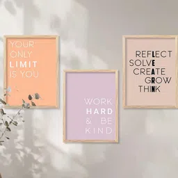 Motivational Wall Art With Frame Home Decor Wall Painting For Living Room Office Bedroom-image-74