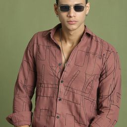 Indian Needle Men Classic Opaque Casual Shirt-image-24