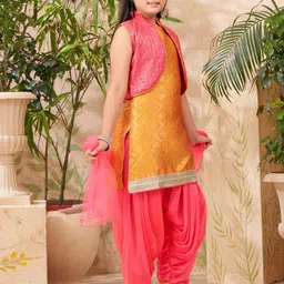 BAESD Girls Regular Kurta with Salwar & With Dupatta image 5
