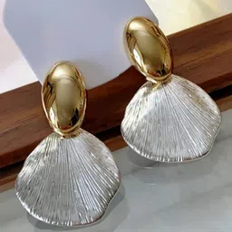 BEYTER Sterling Silver Contemporary Korean Drop Earrings-image-75