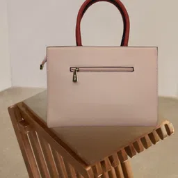 Wenz Colourblocked Structured Handheld Bag image 3