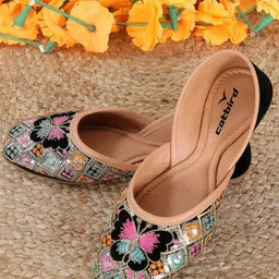 CATBIRD Women Embroidered Round Toe Mojaris-image-73