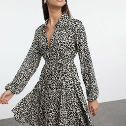Trendyol Animal Print Fit & Flare Dress-picture-23