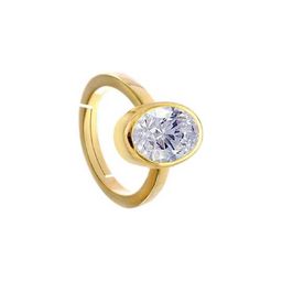 GenZcomplex Gold-Plated Brass Zircon Finger Ring-image-76