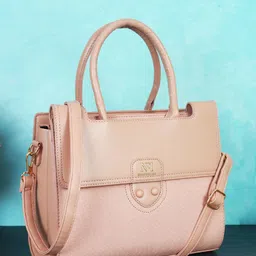 NFI essentials PU Textured Structured Handheld Bag image 3