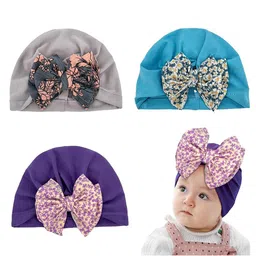 SYGA Kids Pack Of 3 Cotton Beanie-image-75