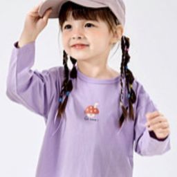 LULU & SKY Girls V-Neck Extended Sleeves Pockets T-shirt-image-30