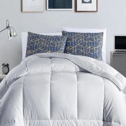 tundwal's White Geometric Microfibre Heavy Winter 300 GSM Double Bed Comforter-image-130