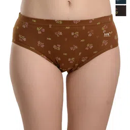 JIL X Pack Of 3 Printed Cotton Hipster Briefs MY-JILX-PRO2-PRINT-IE-3PC-picture-52