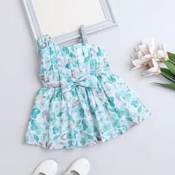 The Magic Wand Embellished One Shoulder Fit & Flare Dress-image-96