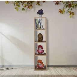 Engineered Wood Open Book Shelf-12