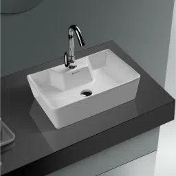 PREMIUM GRADE CERAMIC TABLE TOP WASH BASIN ( 16 * 12 ) Table Top Basin-image-70