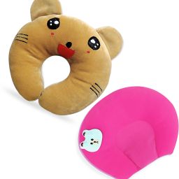 Polyester Fibre Animals Baby Pillow Pack of 2-image-91