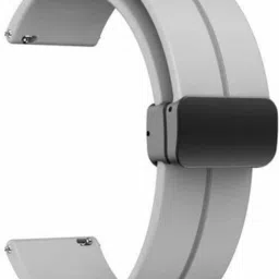 zeepzone Gray 20MM - Watch Strap Silicone Belt Magnetic Clasp Compatible 20.02 mm Silicone Watch Strap-image-56