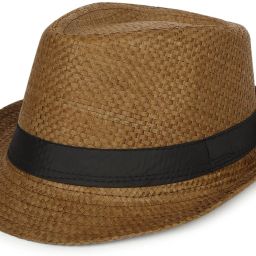 ZACHARIAS Paper Jute Fedora Hat Cap-image-62