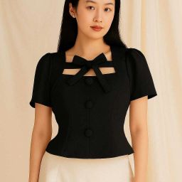 Casual Regular Sleeves Solid Women Black Top-image-30
