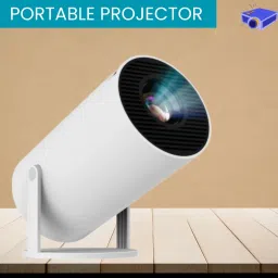 Clairbell Mini HD Projector for Home 4KSupport With Built-in App Netflix/Prime/YouTubeB336 (4500 lm / 1 Speaker / Wireless / Remote Controller) Portable Projector-picture-33